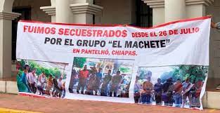  En Chiapas familiares exigen la liberación de 21 secuestrados