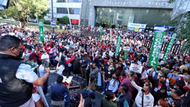  Sindicato de Telmex emplaza a huelga para este jueves