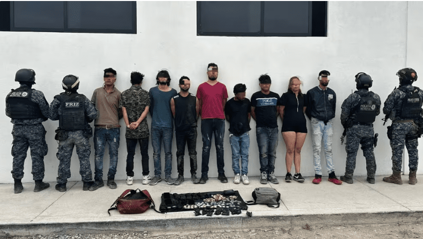  Detienen a nueve del Cártel de Sinaloa en Zacatecas, uno de ellos es originario de EEUU