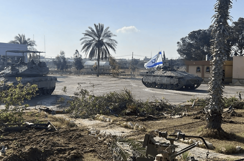  Israel toma control del vital cruce fronterizo de Rafah en Gaza