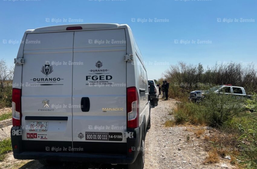 Localizan hombre sin vida en ejido Pedro Vélez de Cuencamé, era buscado desde hace días